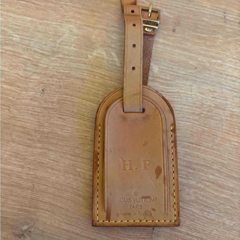 Authentic Louis Vuitton id tag